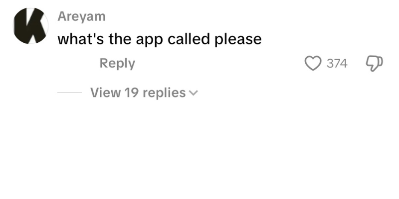 Positive TikTok comment 8
